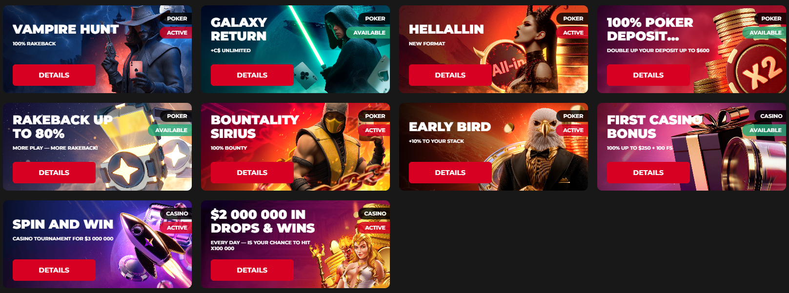 PokerPlanets Promos